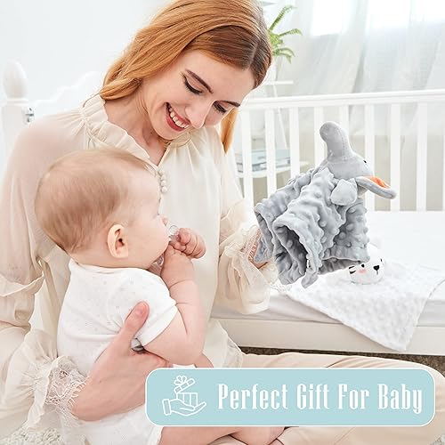 Miniatura 5 de Cute Castle Manta de seguridad para regalos de bebés, suave, unisex, esencial para recién nacidos, para niños y niñas, juguete neutro para