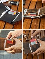 Vista 5 de Handcrafted Genuine Leather Wallets, Minimalist Cardholders, and Passport Covers, Handmade Gift