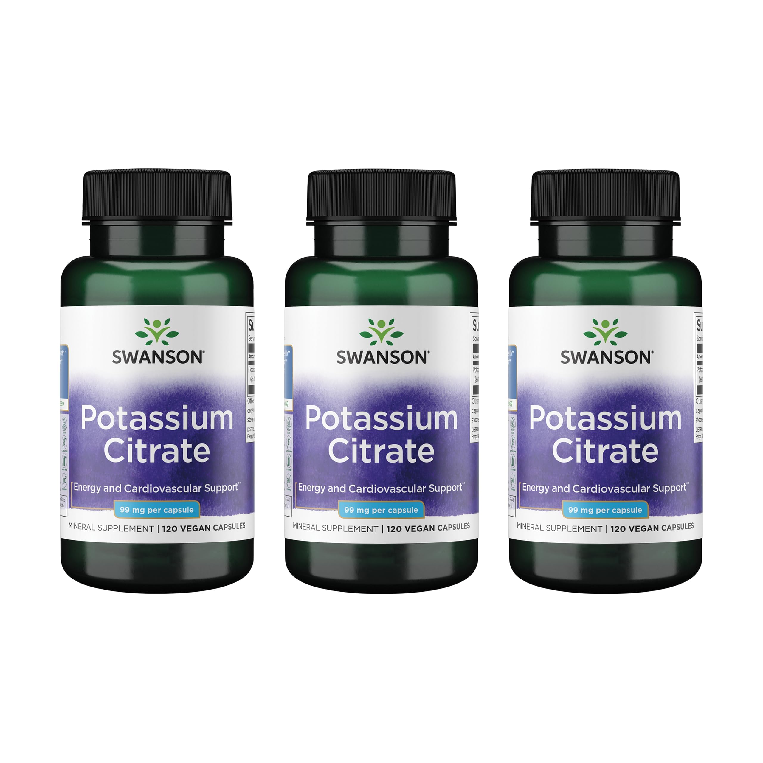 Swanson Potassium Citrate 3-Pack