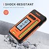 DOVOH Detector receptor de nivel láser de alta precisión, DR1 | 10KHz, uso en exteriores, hasta 400 pies, altavoz fuerte, doble pantalla LCD, IP54, resistente a golpes, para uso exterior 5