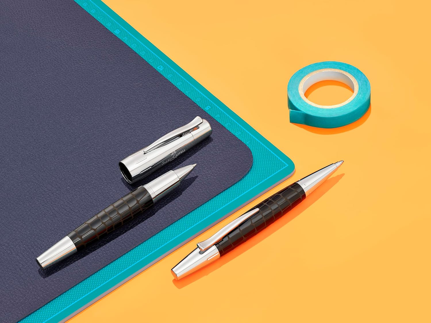 Faber-Castell e-motion Ballpoint Pen - Croco Black