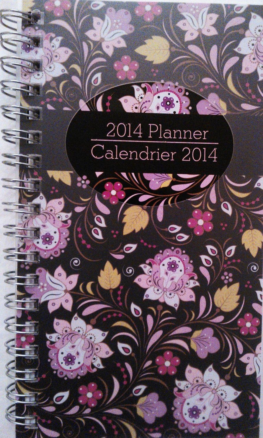 2014 Weekly Planner, Soft Cover with Plastic, Spiral, 4 X