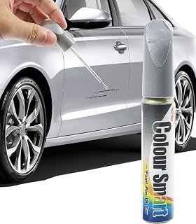 AOCISKA Silver Car Scratch Remover Pen - Quick-Dry Touch Up Paint for Auto Scratches, Chips & Rust Prevention