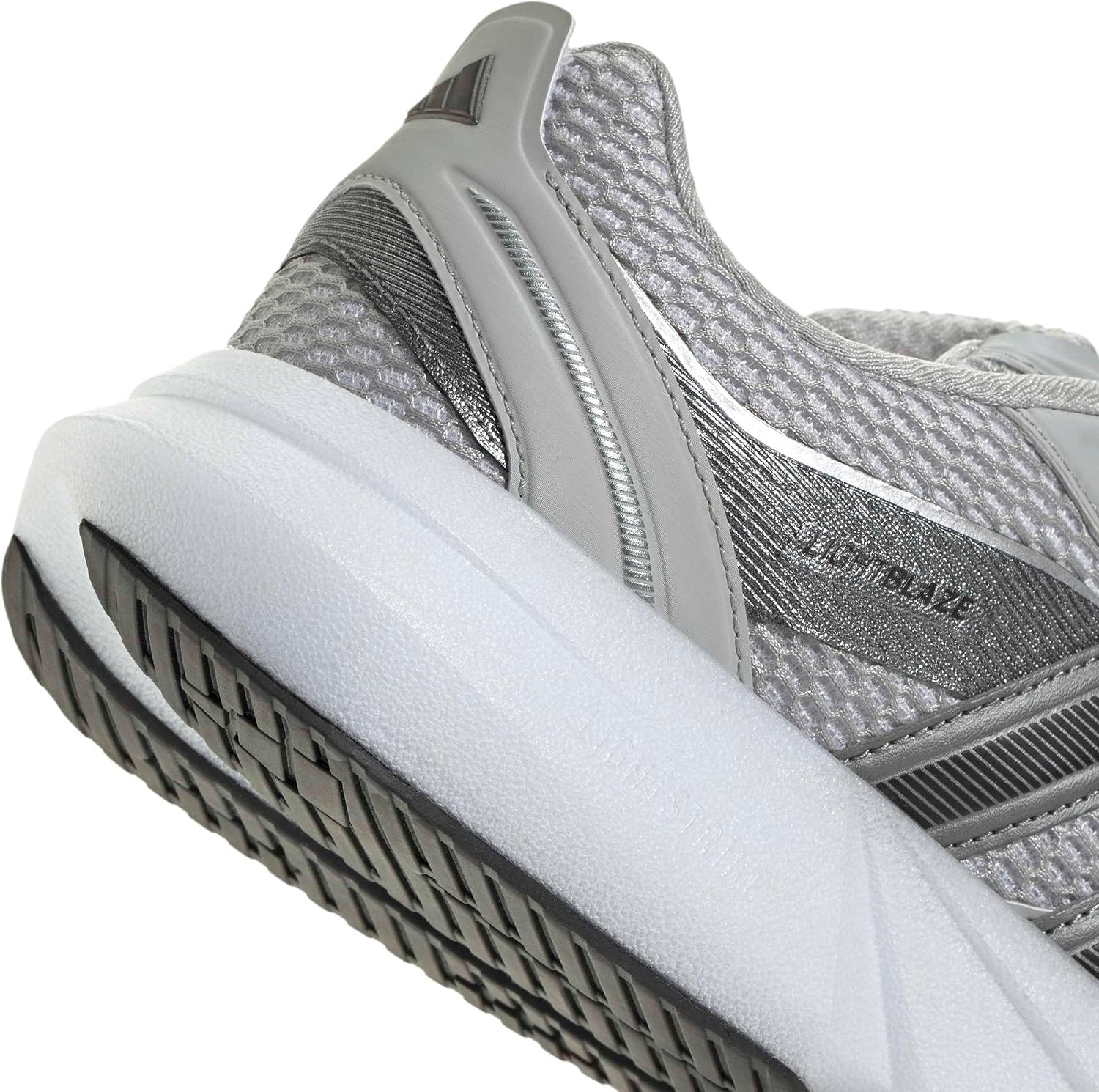 adidas Mens Lightblaze Glow Lace Up Sneakers Shoes Casual - Blue, Grey