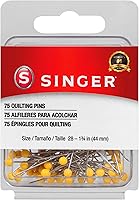 Vista 1 de SINGER 00351 - Pines de acolchado con cabeza de bola, 75