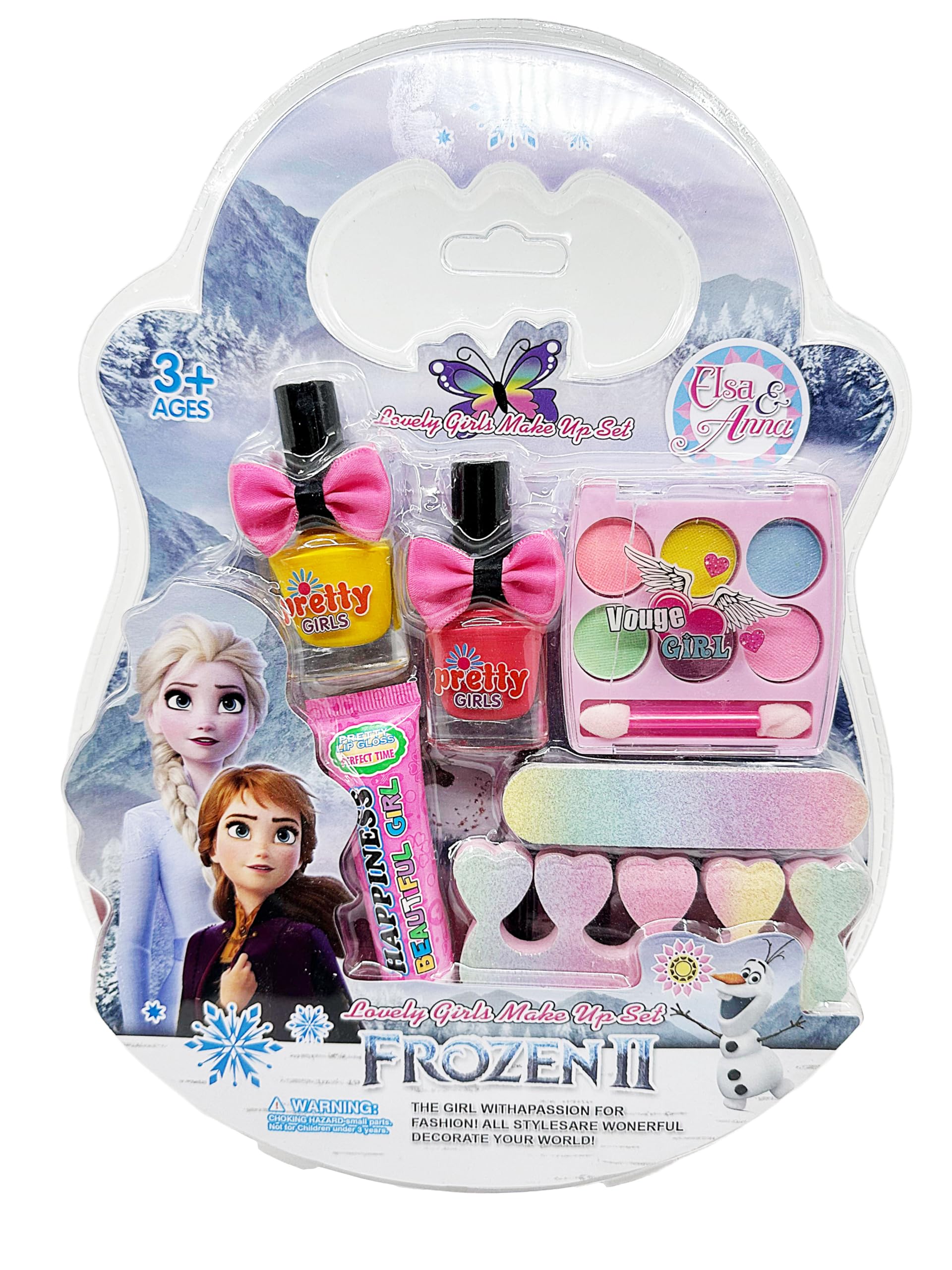 Jagmag® 1 pcs Frozen Children's Nail Art SetNail Set For Pre-teens | Lightweight, Long-lasting, Easy To Use, Apply & Remove, Princess-image-22