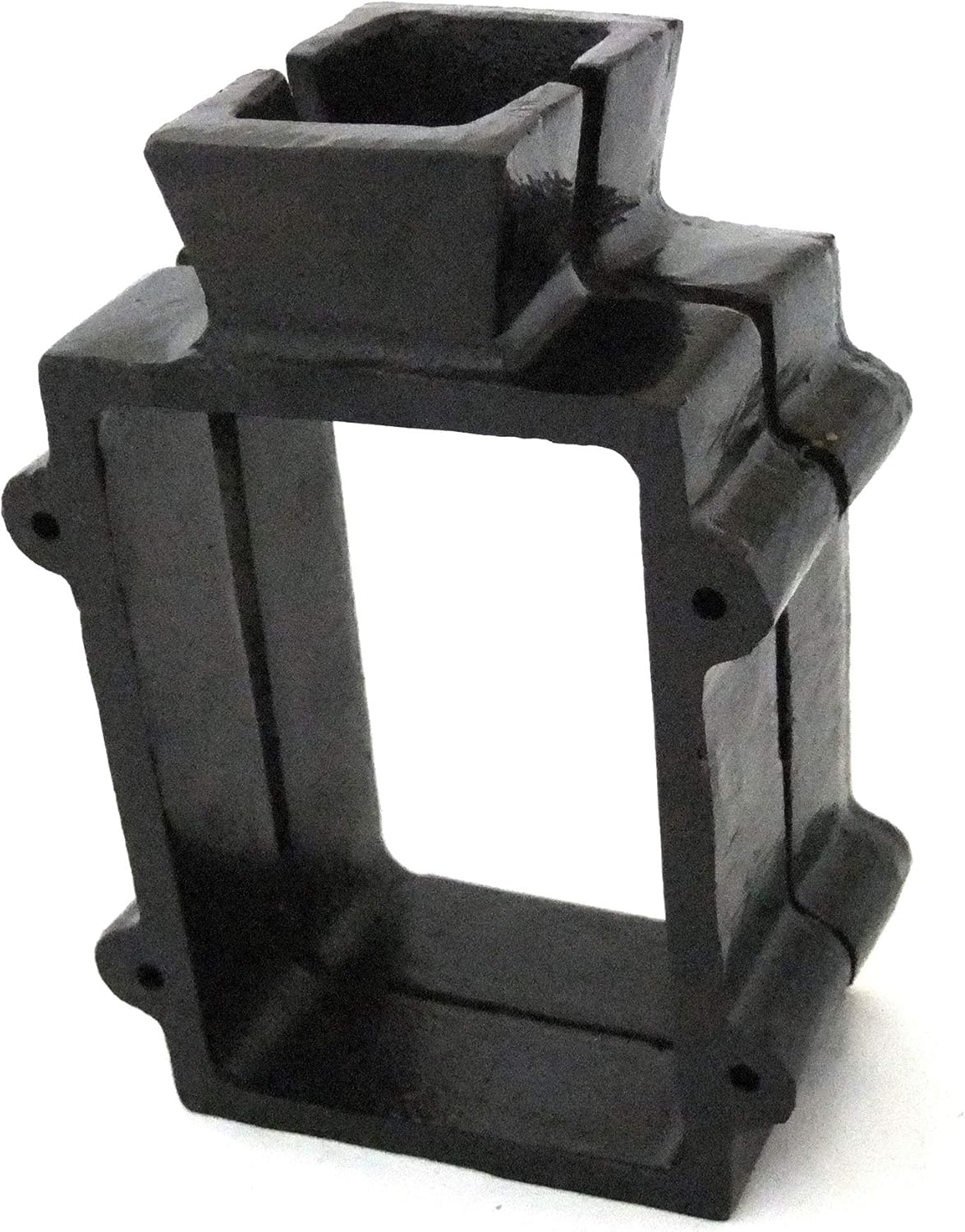 PARTSPLUS Cast Iron 2-Part Flask Mold for Delft Sand Casting Jewelry Making Tool