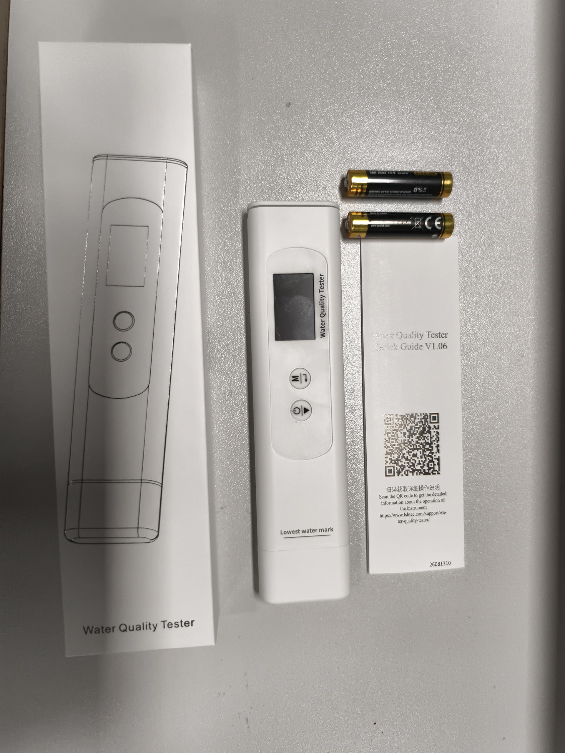 Rilevatore di qualità dell'acqua 6in1 TDS TOC COD UV275 Tester di temperatura EC Funzione di valutazione intelligente Sonda ad alta sensibilità IP67 Impermeabile per analisi