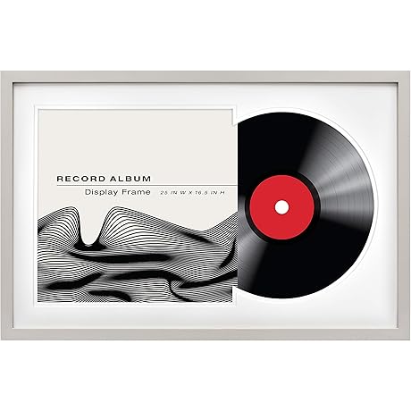 MCS Double Groove Record Album Frame: A Timeless Display for Your Vinyl Treasures