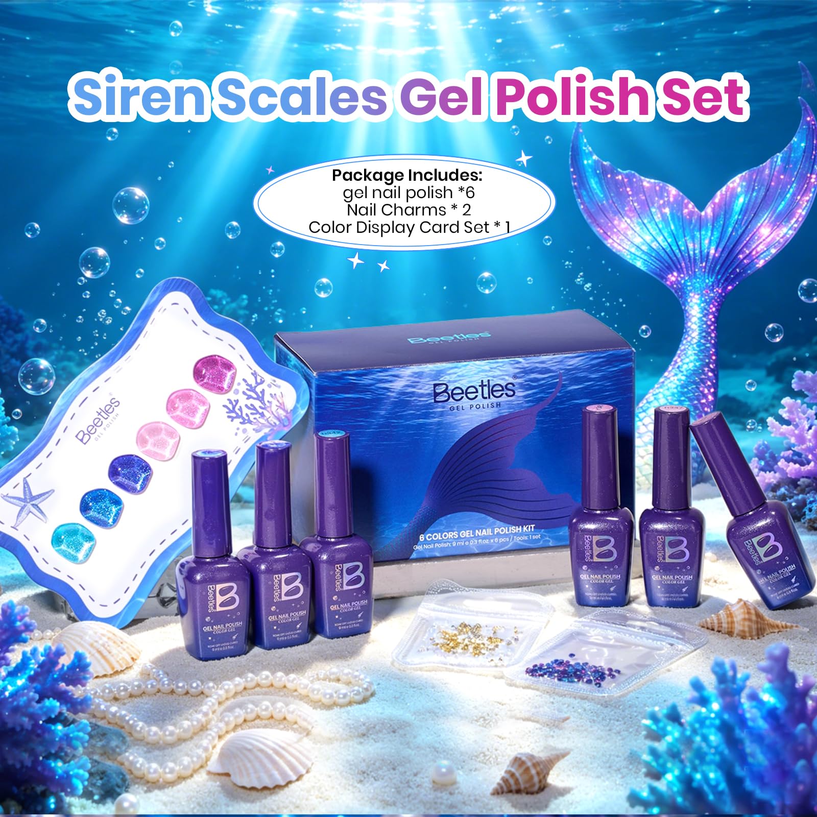 Beetles Spring Nail Art Collection
