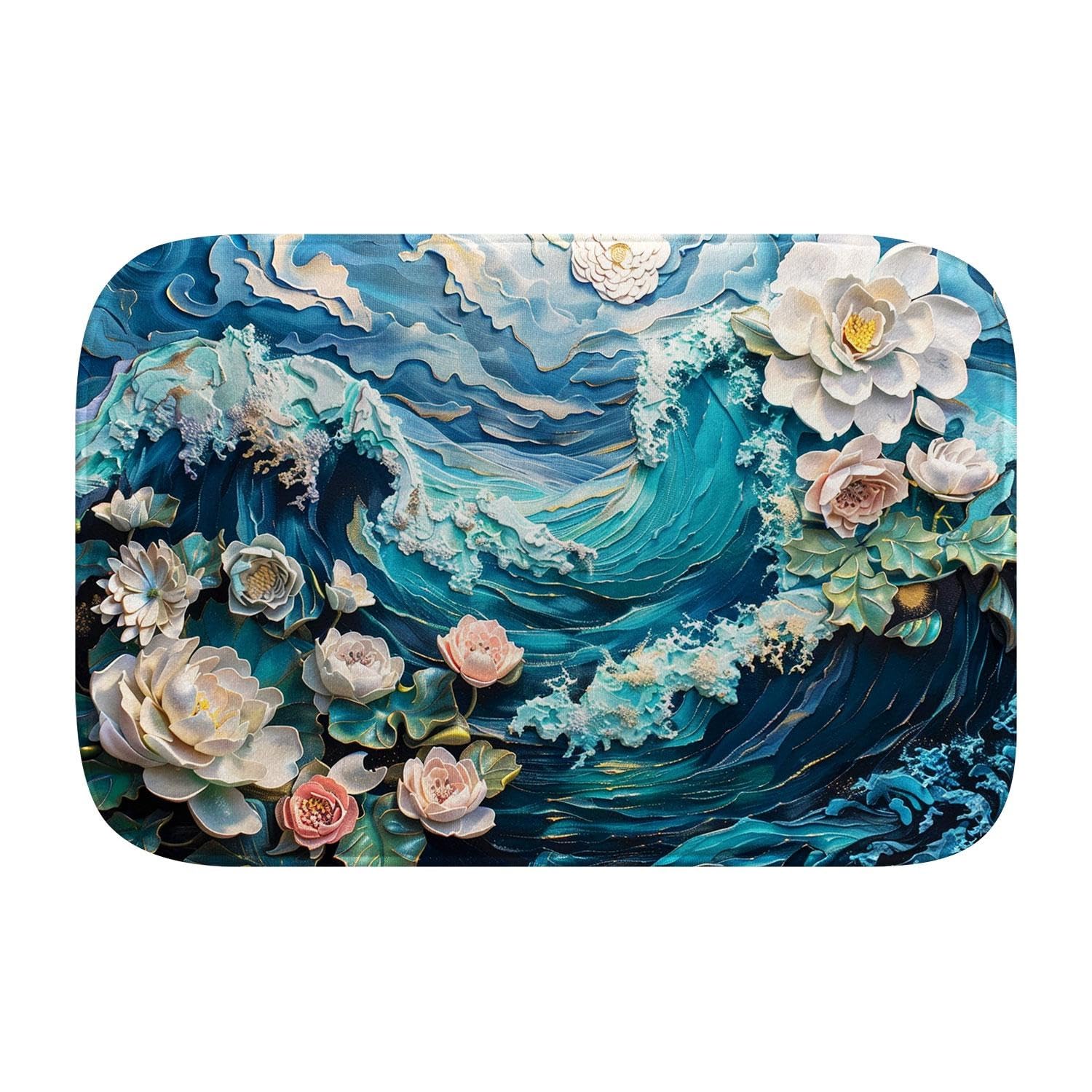 Tapis de bain en mousse pour une salle de bain moderne et cosy