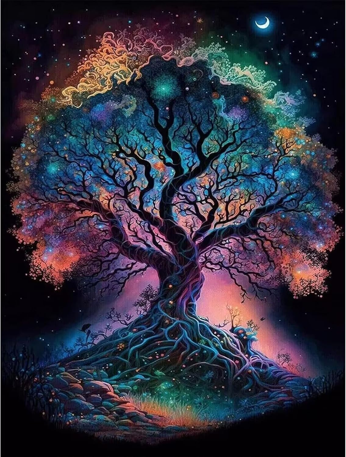 Aestalrcus Tree of Life Paint by Numbers Kit for Adults,Tree of Life