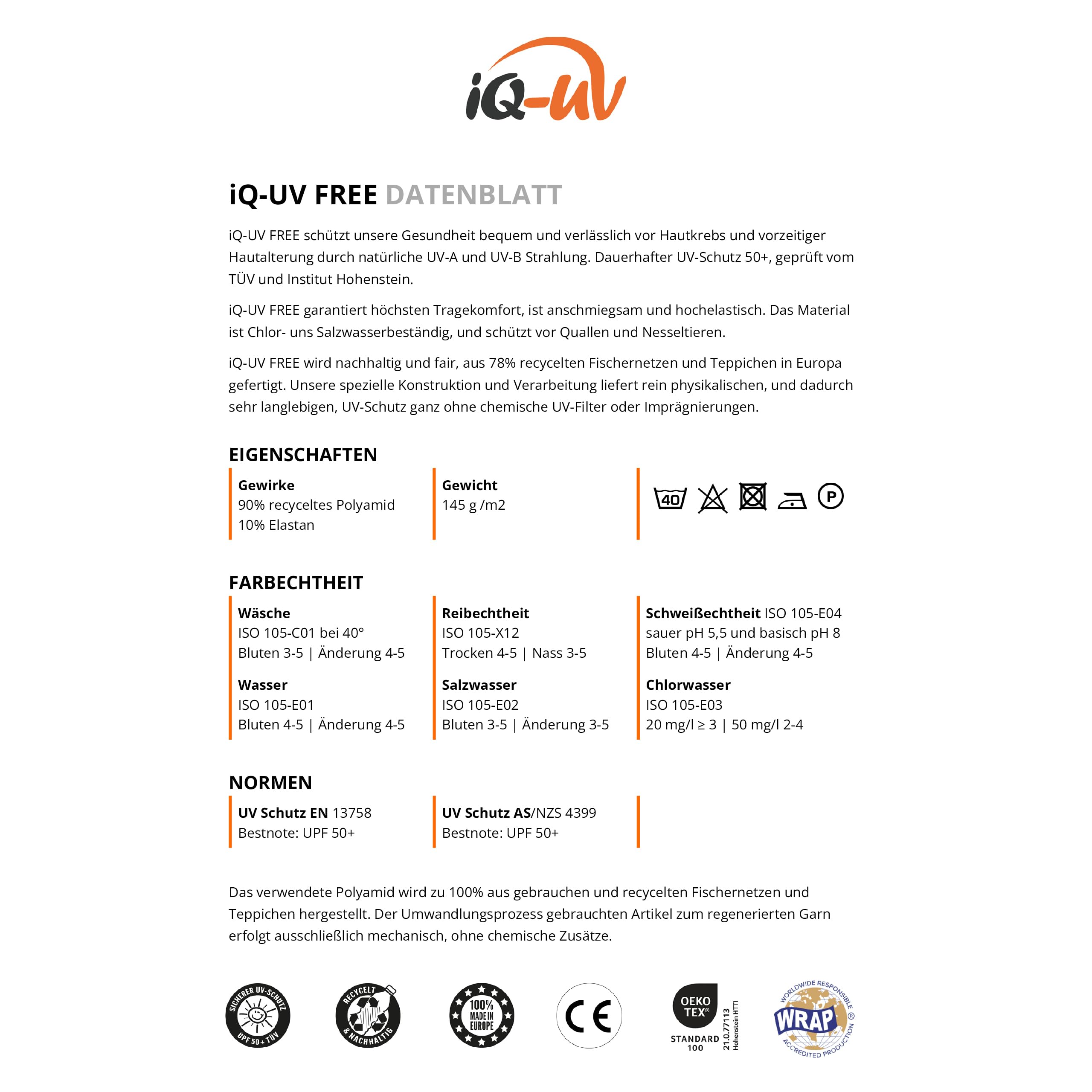 iQ-UV Camiseta de manga larga para hombre iQ Company, protección UV, protección contra el calor, reciclada, para exteriores