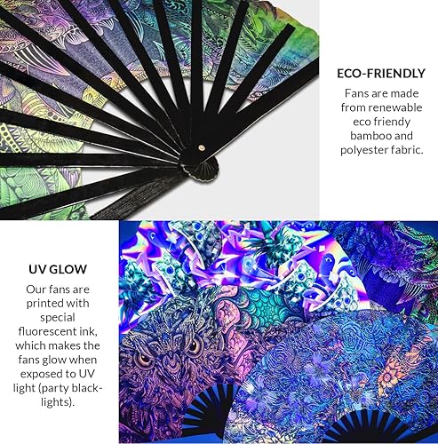 Miniatura 4 de Daddy's Little Helper - Ventilador de mano plegable de bambú con circuito de mano, divertido broma, palabras de maldición, expresiones, regalos,