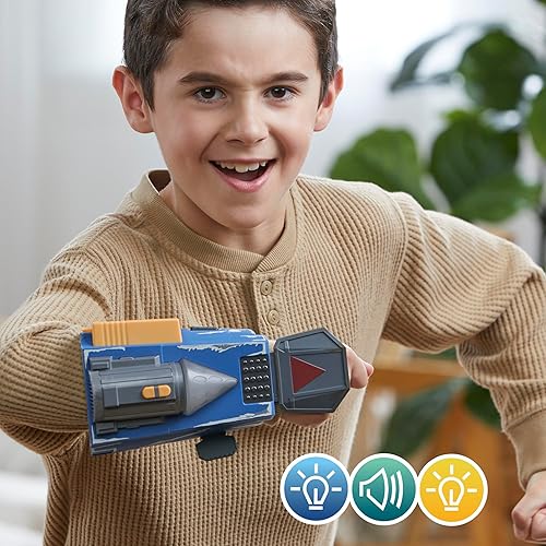 Miniatura 6 de STAR WARS The Mandalorian - Guantelete de doble ataque, juego de rol electrónico interactivo con luces y sonidos, juguetes para niños y niñas de 5