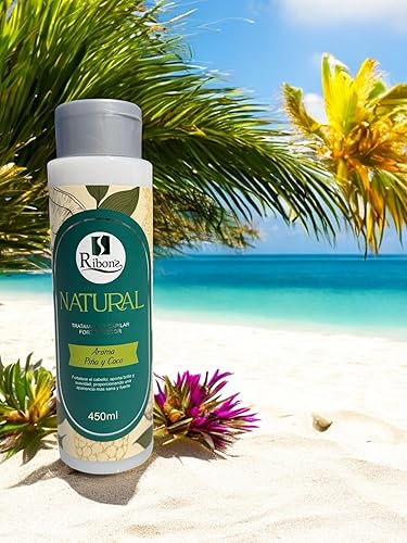 Miniatura 3 de Ribon's Set de champú natural y tratamiento capilar  Fórmula anti-pérdida de cabello, fortalecimiento y nutritiva con cebolla, romero y aloe vera