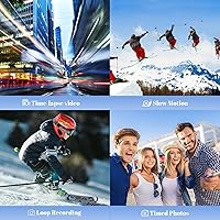 Vista 6 de VETEK Cámara de video, videocámara 8K 48MP UHD WiFi Vlogging Cámaras para YouTube 18X Zoom digital IR Visión nocturna Cámara de pantalla táctil