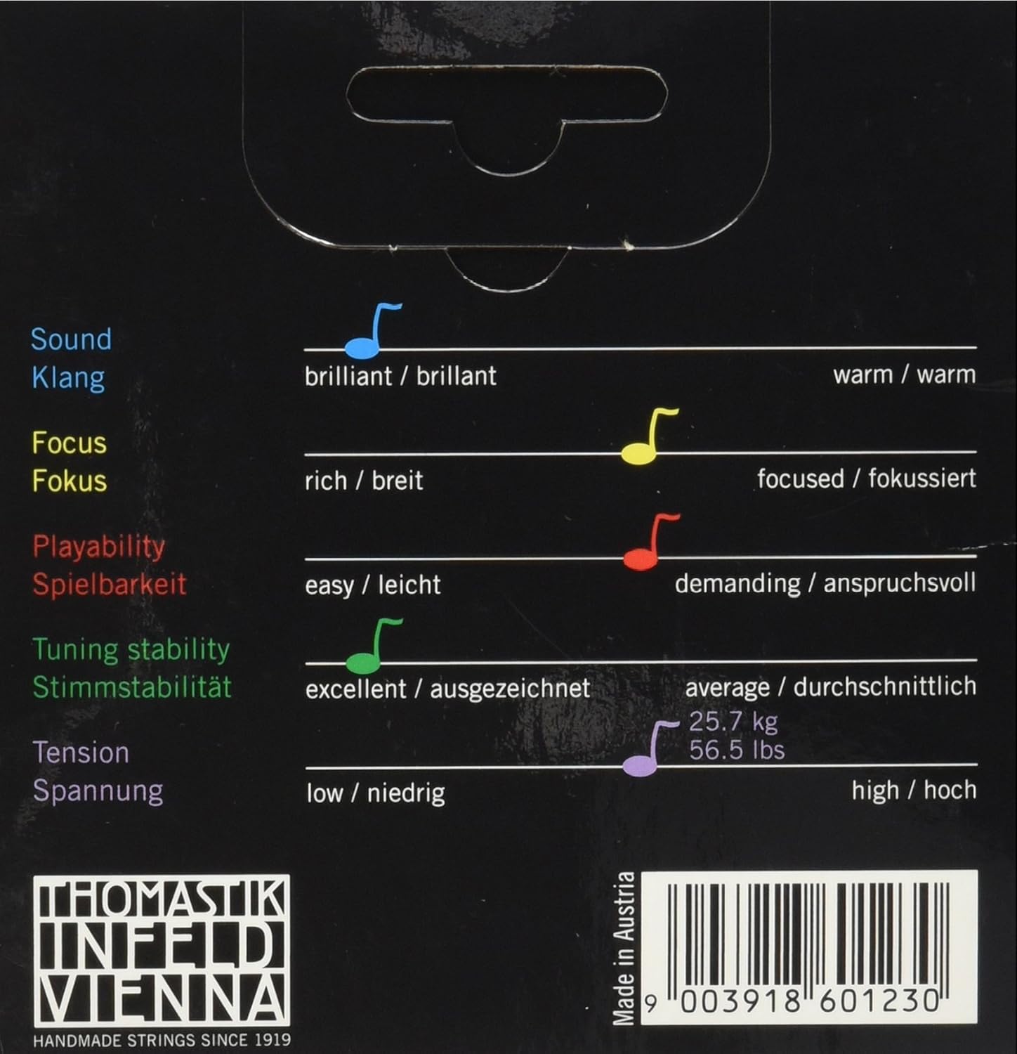 Thomastik-Infeld 584/4 Precision Violin Set of Strings, 4