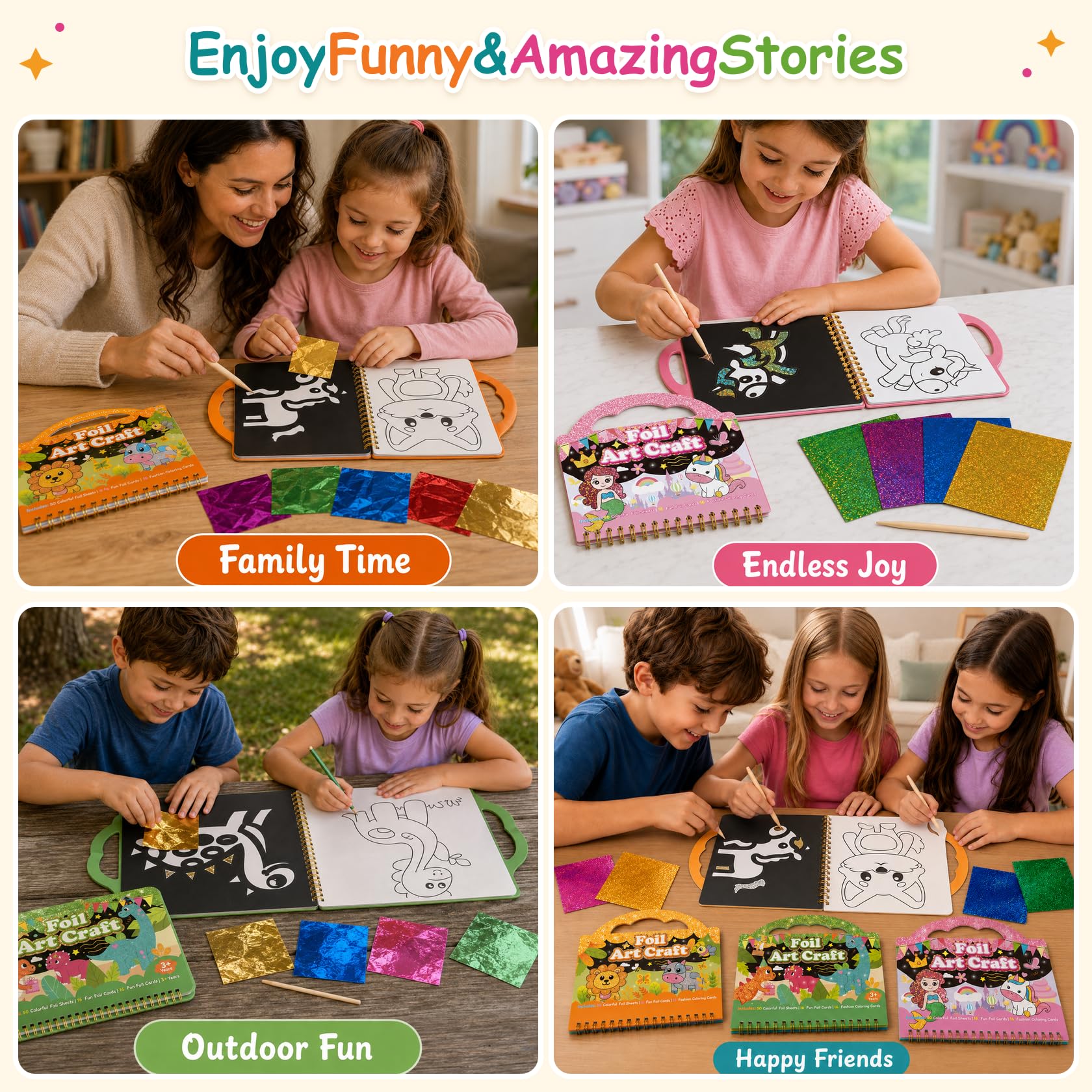 Kit d'artisanat en aluminium pour enfants, activités artistiques et
