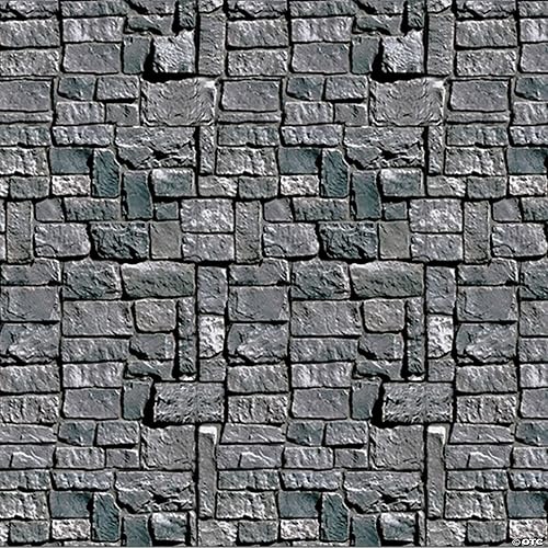 Stone Wall Plastic Backdrop