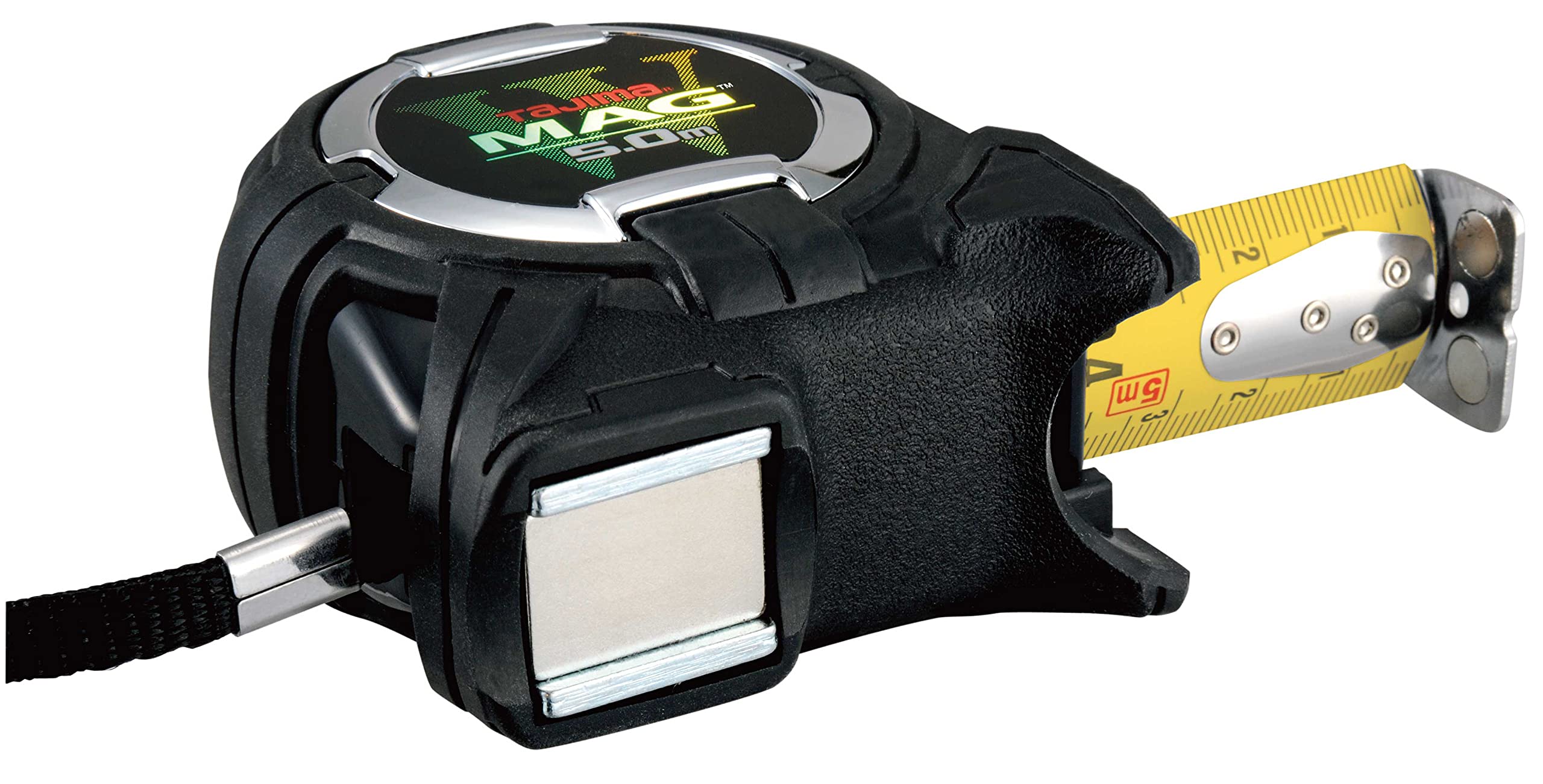 Metro A Nastro Tajima WM550MR Da 5 Metri - Con Gancio Magnetico, Cassetta Rinforzata, Qualità Hyper Pro - 12