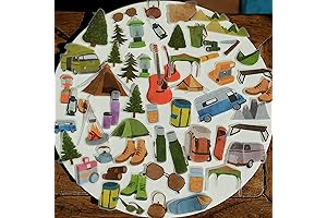 Doraking: Enhance Your Adventurous Spirit with 80PCS Outdoor Camping Stickers and Decals