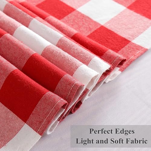 Miniatura 5 de DUOBAO Camino de mesa a cuadros de búfalo de 14 x 108 pulgadas, decoración del hogar, moda, granja, búfalo, camino de mesa pagado para decoración de