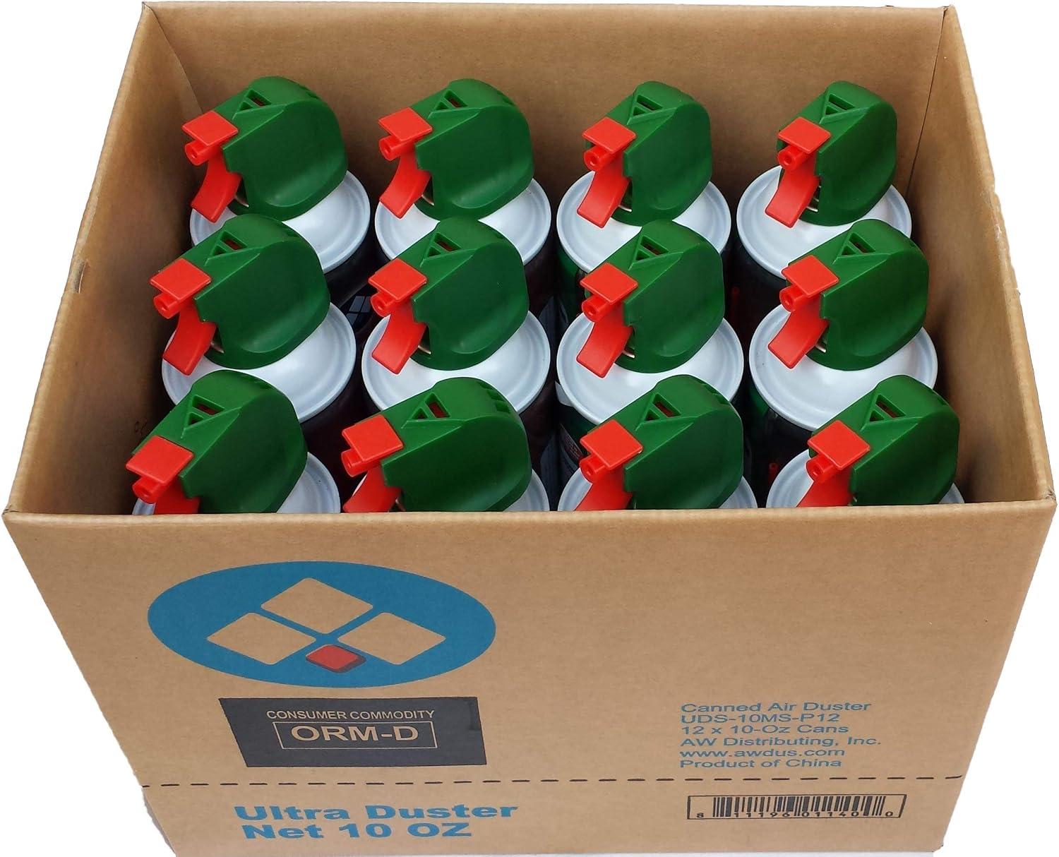 Ultra Duster Canned Air Duster Net 10 oz 12 Pack
