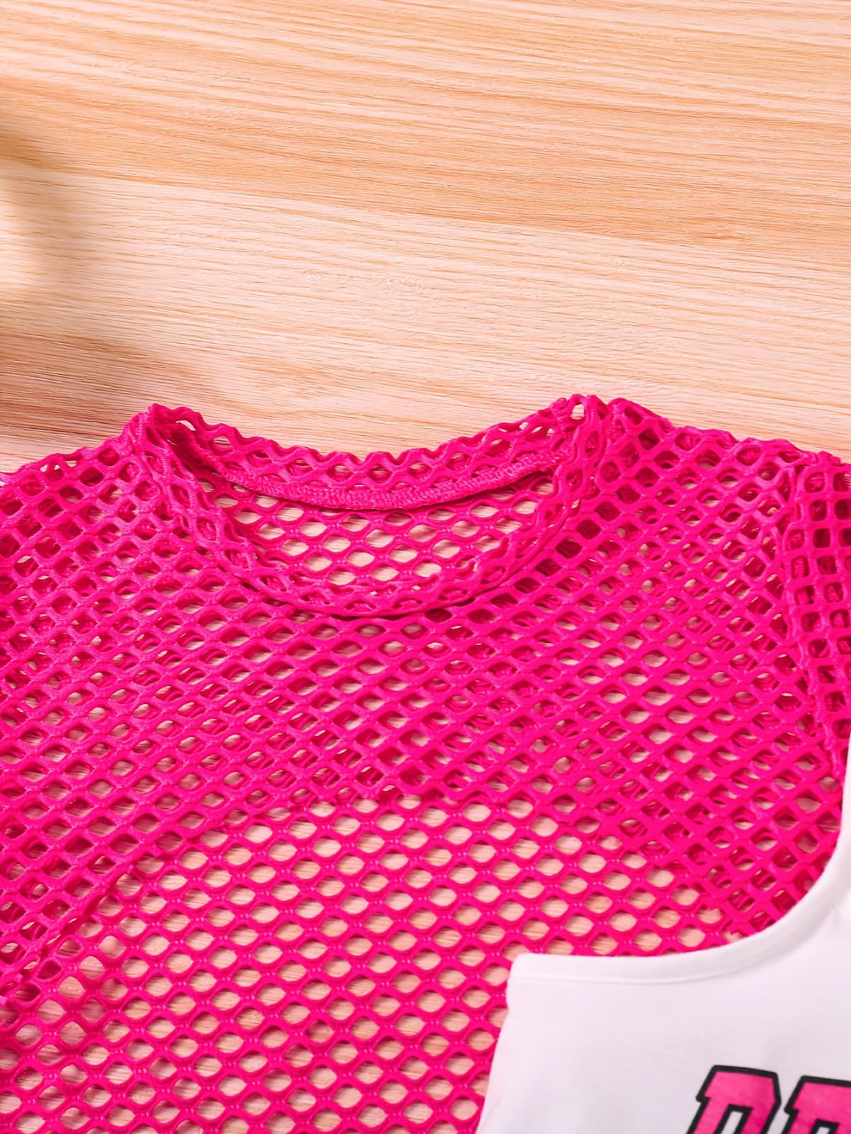 Chándal para niños y niñas, traje deportivo para correr, conjunto de ropa de verano para niñas, conjunto de 3 piezas, informal, corte holgado, parte superior sin mangas, pantalones cortos combinados