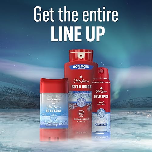 Vista 12 de Old Spice Red Collection Clear Gel Antitranspirante y desodorante para hombres, aroma a especias frías, protección contra olores de 48 horas