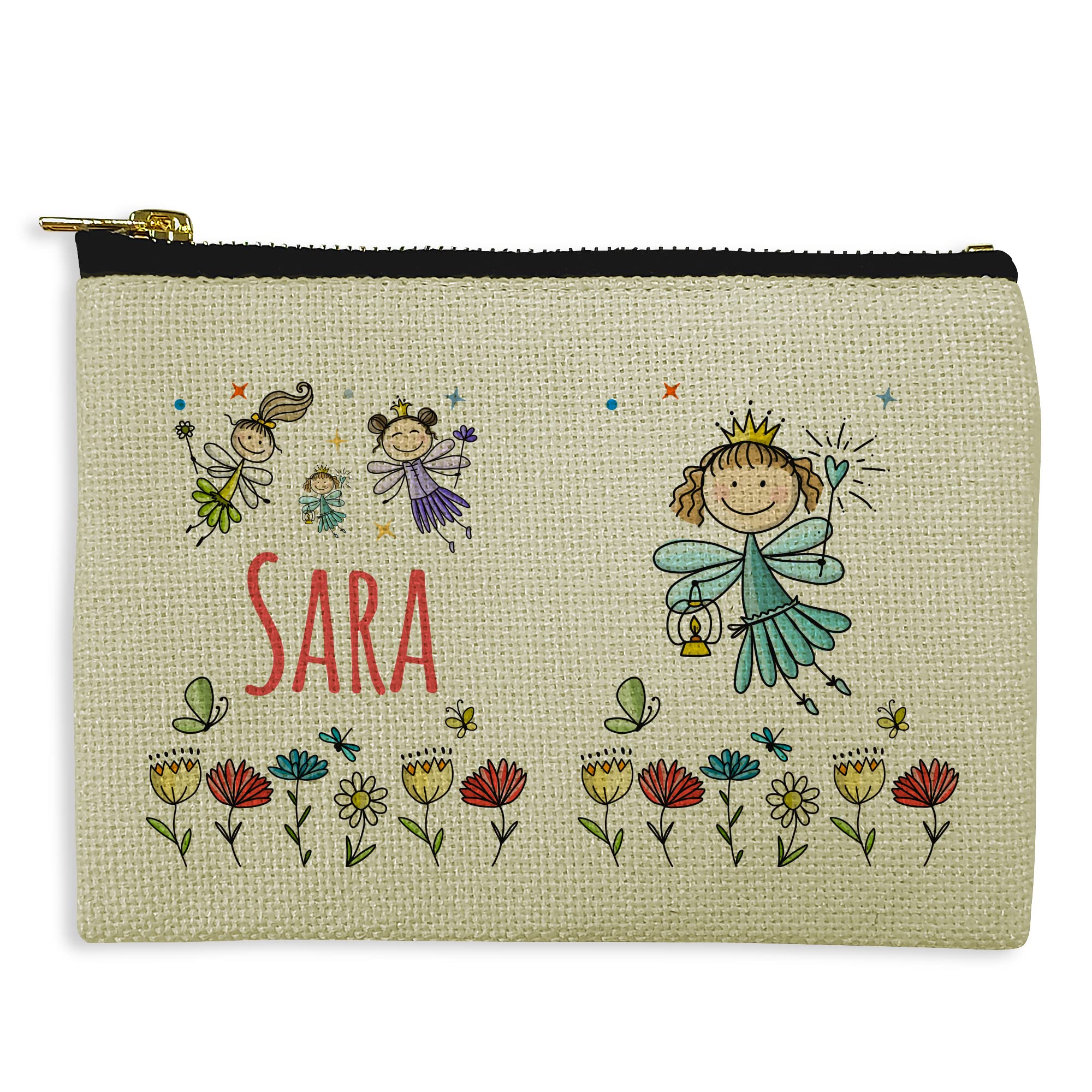 LolaPix Monedero niño Personalizado. Estuche mascarilla niños. Bolsa Mascarilla Niños. Regalo Original para niños. Personalizable. Bolsa con Cremallera. 10 x 15 cm. Varios diseños. Neceser Tela.