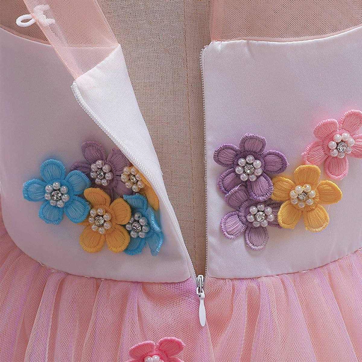 Einhorn-Kostüm für Mädchen, Festzug, Prinzessin, Partykleid, Hochzeit, Geburtstag, Halloween, Karneval, langes Maxikleid mit Stirnband