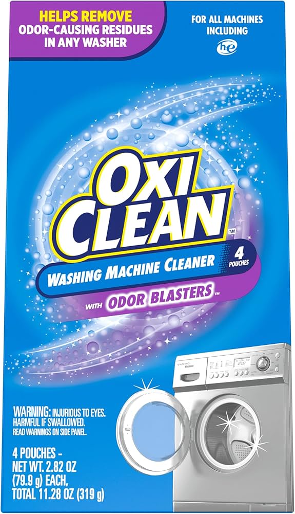 Amazon.com: OxiClean Washing Machine Cleaner with Odor Blasters, 4