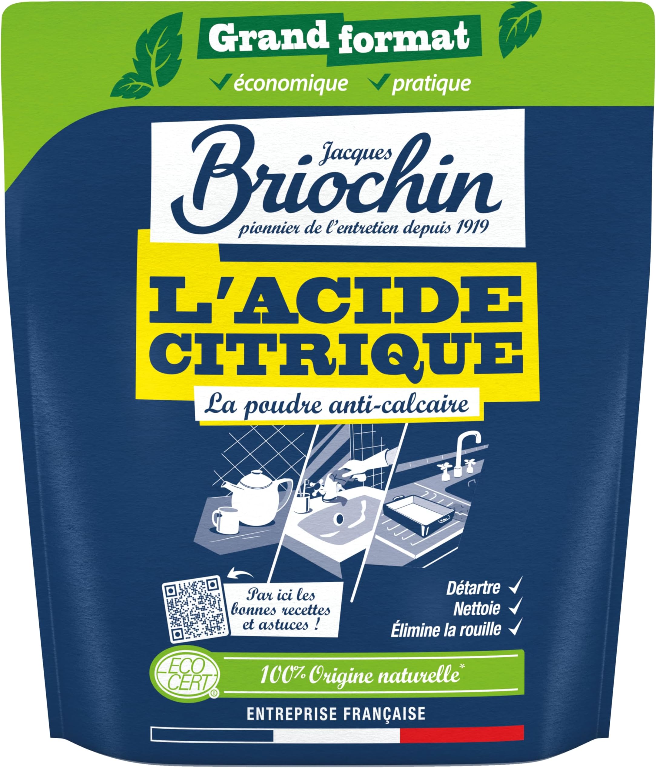 Acide Citrique 1kg | LE BIO CHEZ SOI