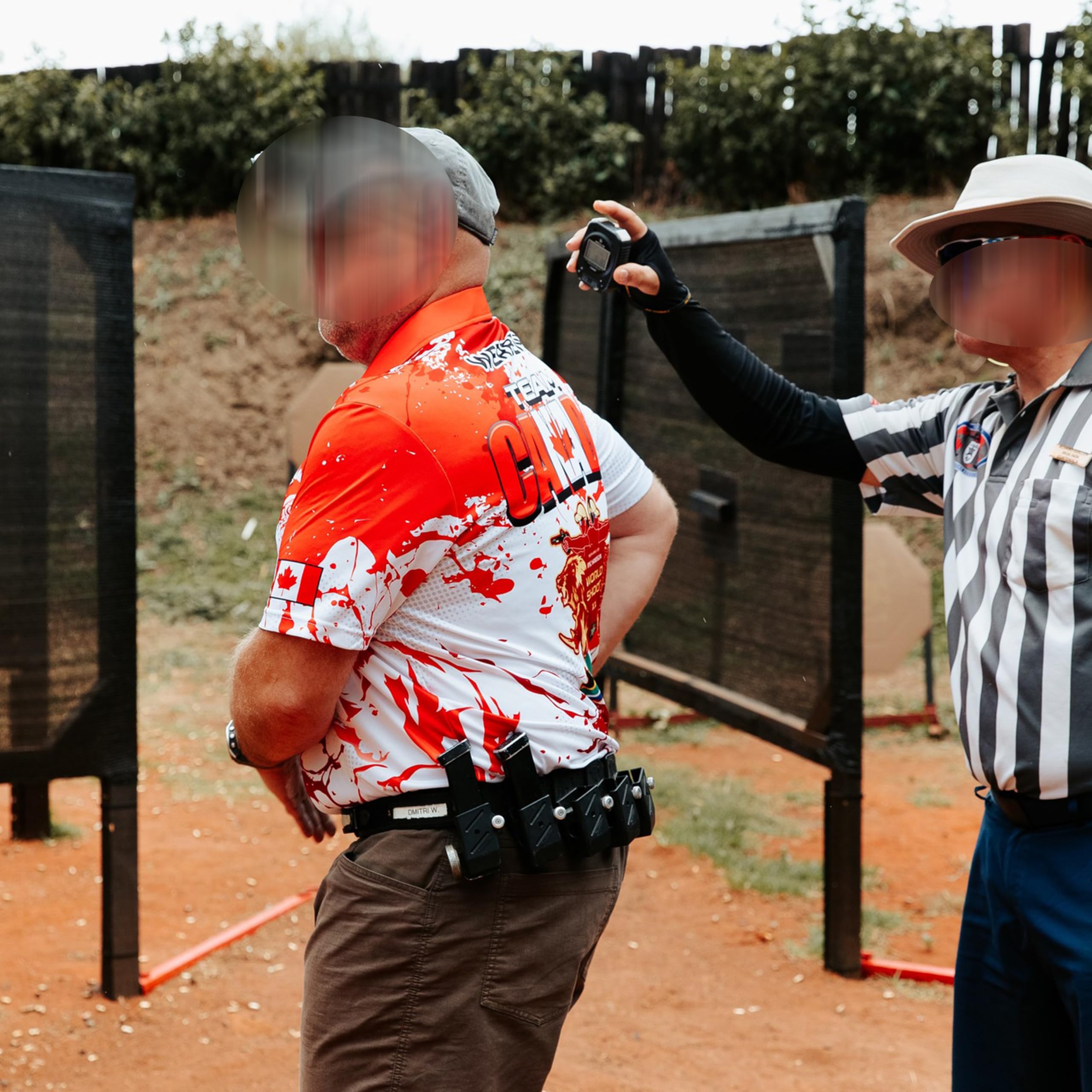 Shot Timer de Tiro – Shooting Timer para Entrenamiento y competición, Range Officer Timer Compatible con USPSA, IPSC, IDPA, Steel Challenge, PRS & CAS(Negro)