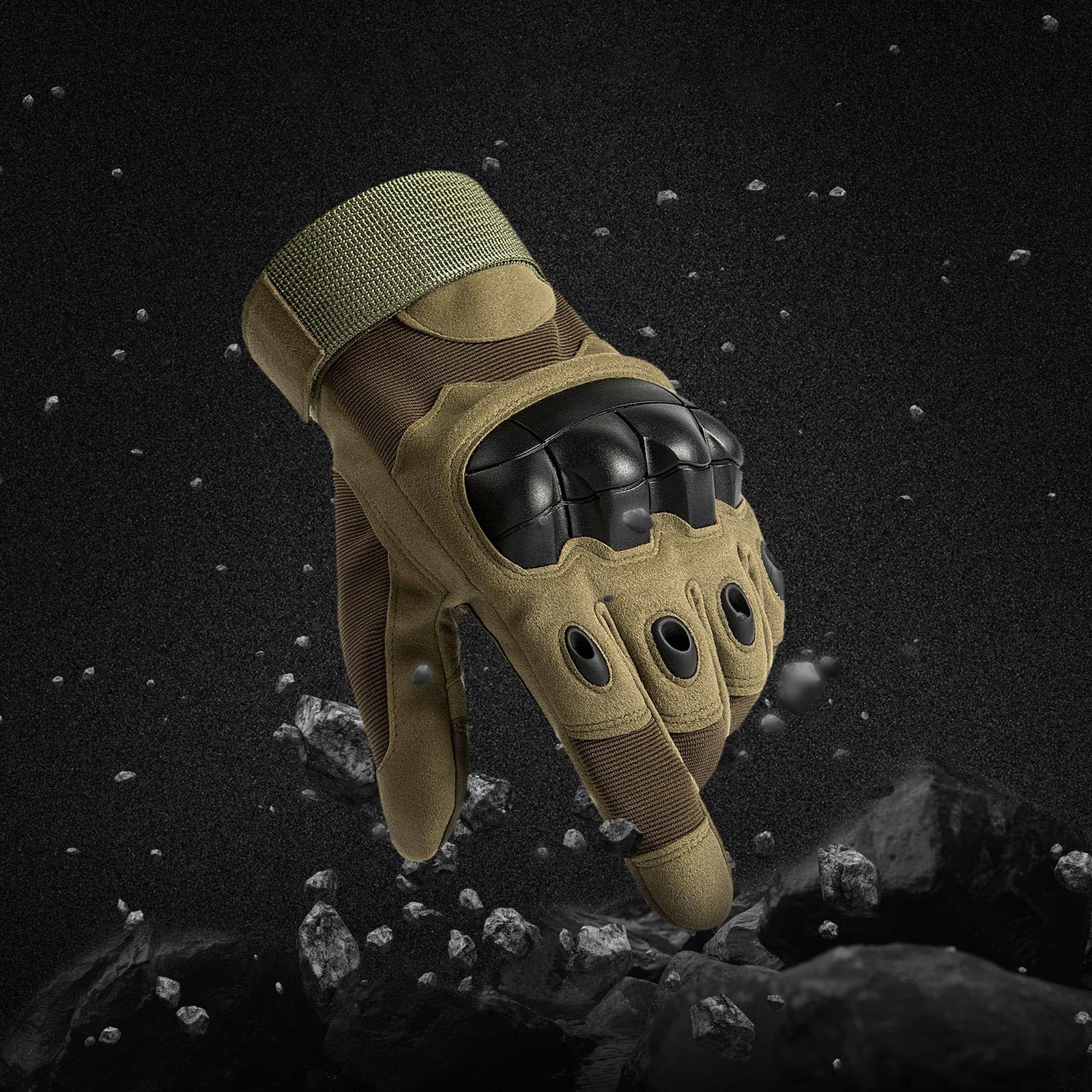HUNTVP Militar Guantes Pantalla Táctil Tactico Moto Bicicleta para Deportes al Aire Libre Ciclismo Acampada Escalada