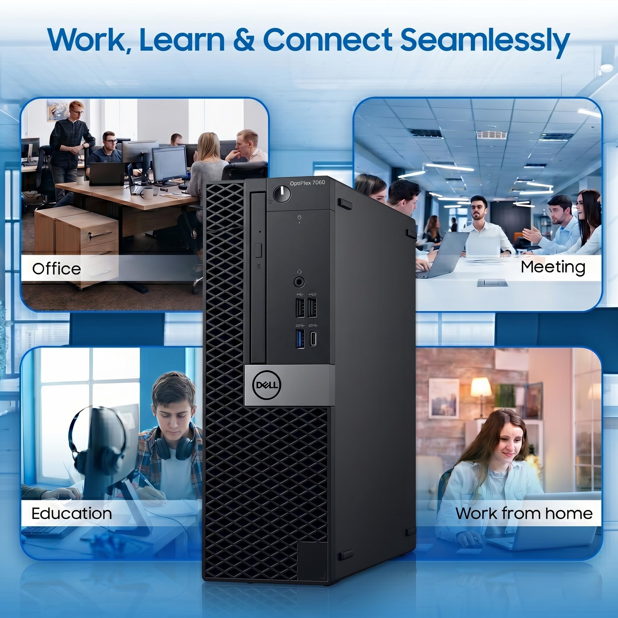 Dell Optiplex 5060/7060 SFF PC - Intel Core i7 8th Gen (6 Cores