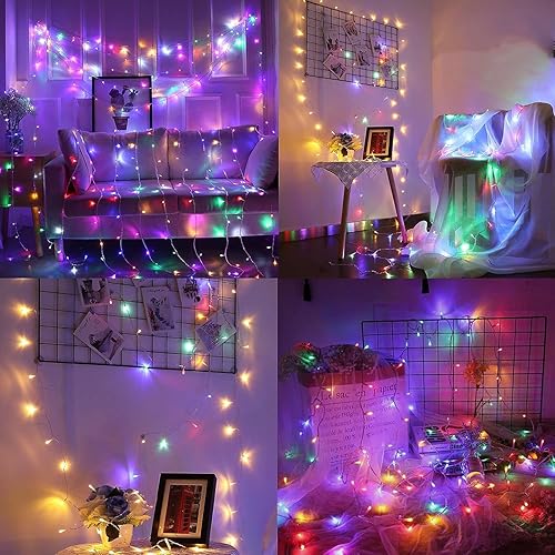 Miniatura 4 de Guirnalda de luces de Navidad, 170 pies, 500 luces LED para árbol de Navidad, tira de luces para interiores, 8 modos, luces parpadeantes de hadas