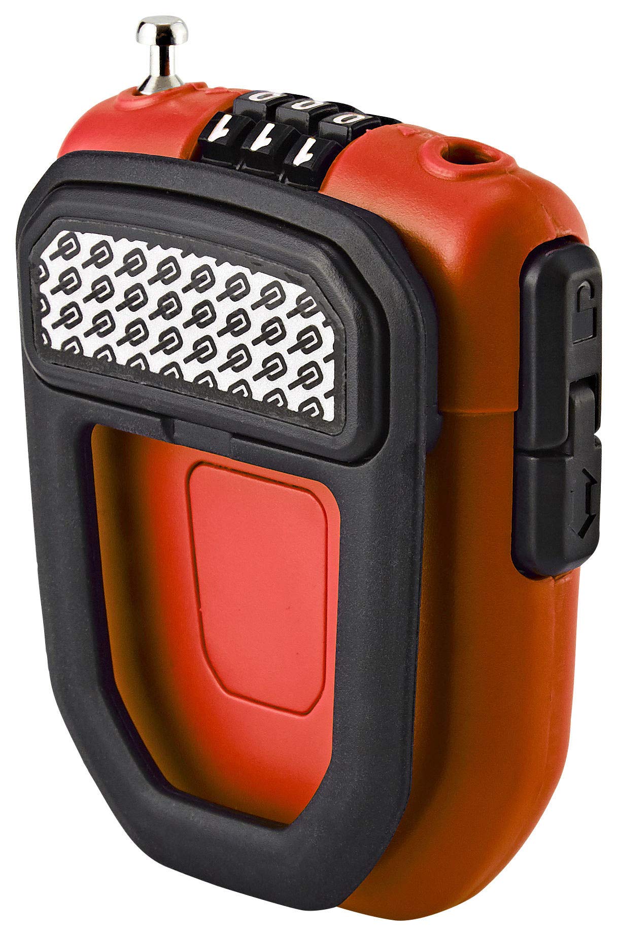 Hiplok FX, Zapięcie linkowe, Unisex, RED, Długość zapięcia 100 cm