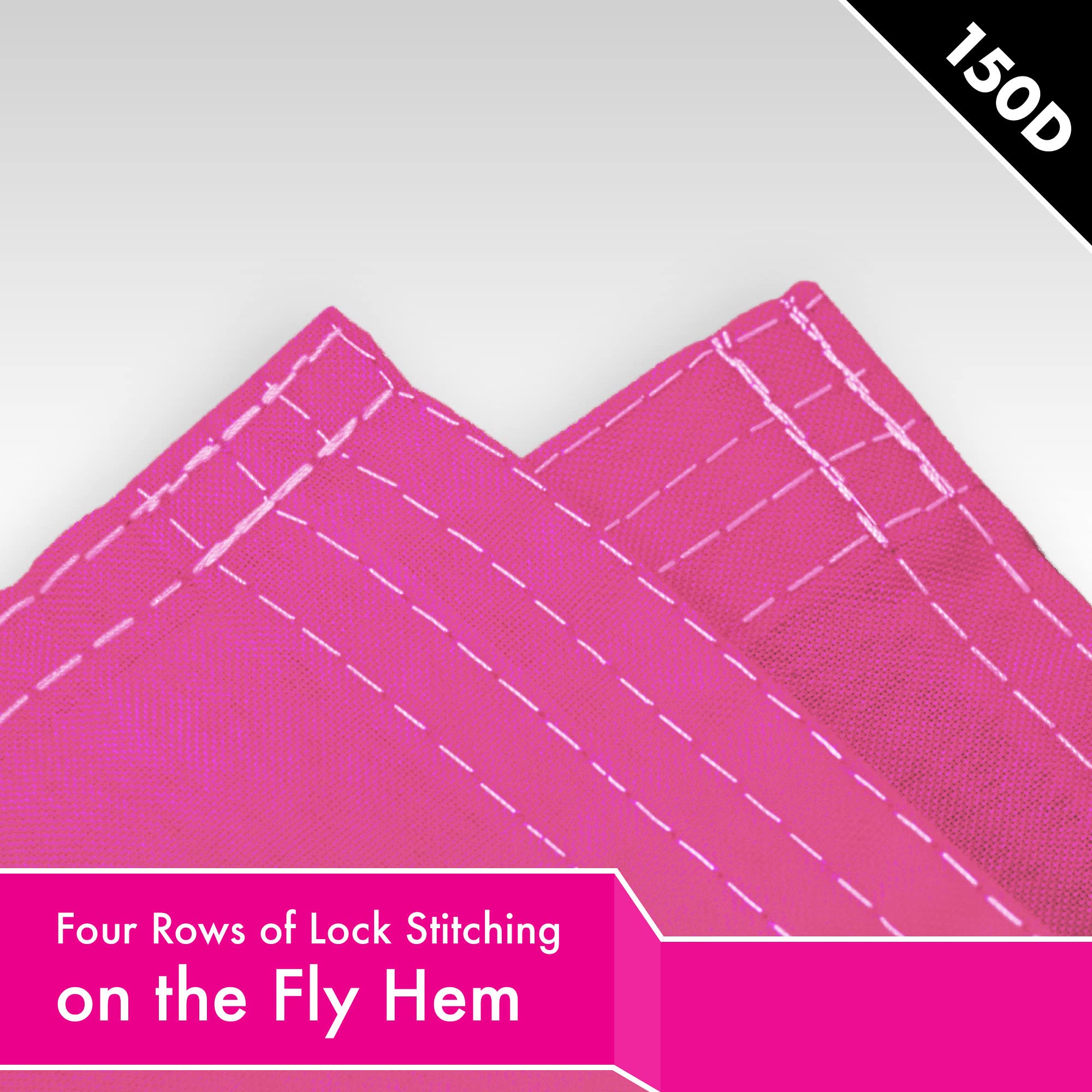G128 Einfarbige Flagge In Magenta – 60 X 90 Cm, Aus Robustem 150D Polyester, Für Innen & Außen