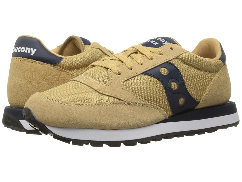 

Saucony Originals Jazz O Ballistic Nylon (Tan/Navy) Men's Lace up casual Shoes