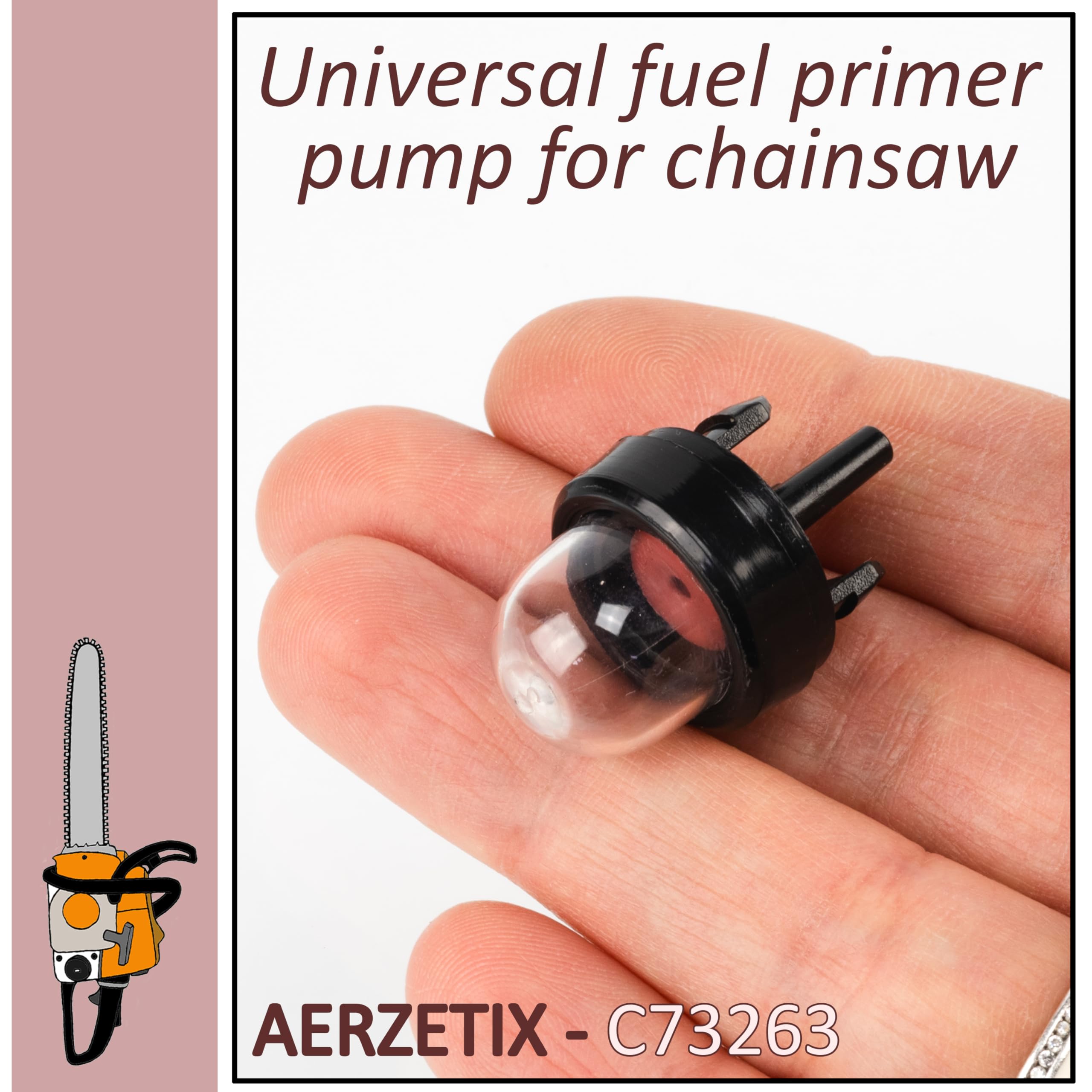 Aerzetix Pompa A Pera Di Innesto Per Motore Diesel – Per Tubo Da 8 Mm, Modello C41196