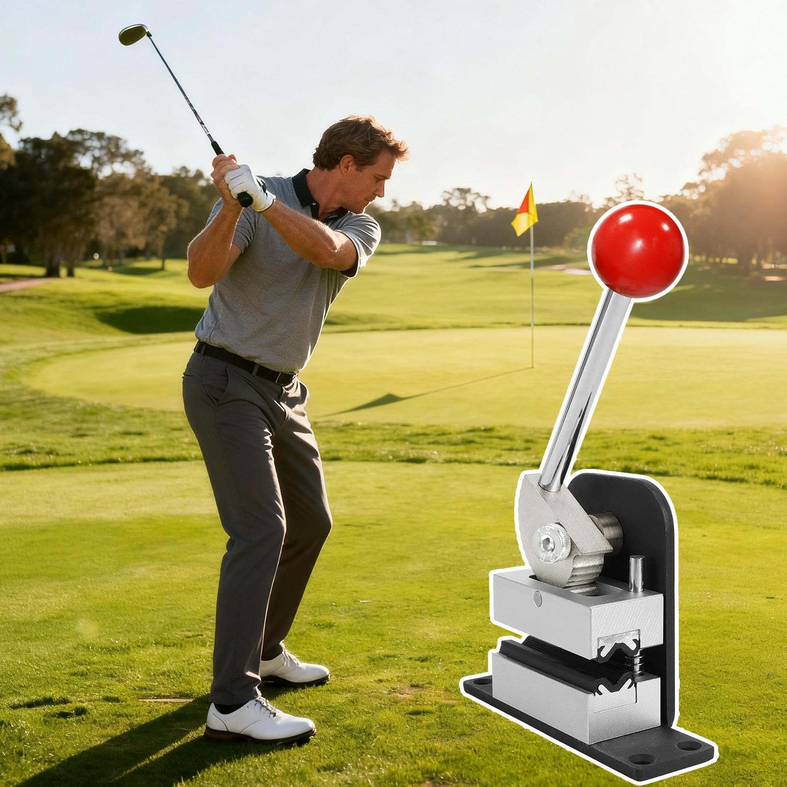 Golfschläger-Klemme Schnellspanner-Werkzeug Mit Rutschfester | Schaft Werkzeug zum Griffwechsel und Entfernen Für Einstellung Wartung Austausch Korrektur