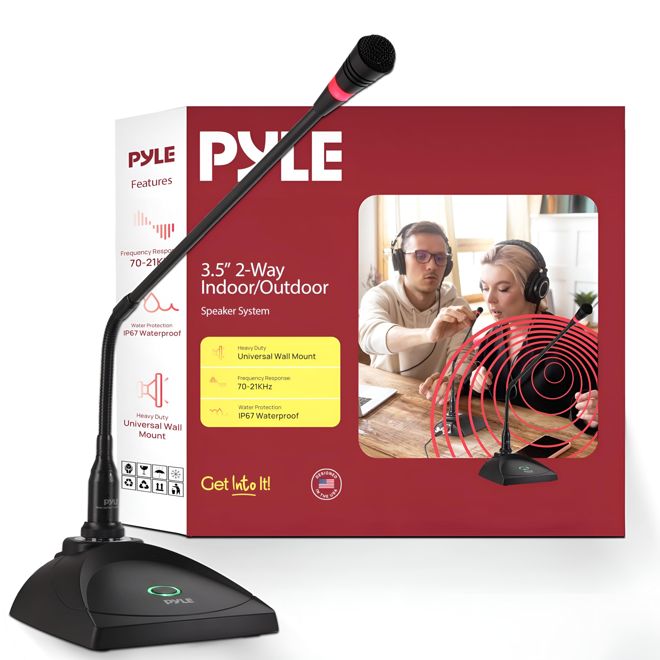 Pyle Home PDMIKC5 Professional Table Top Condenser Microphone