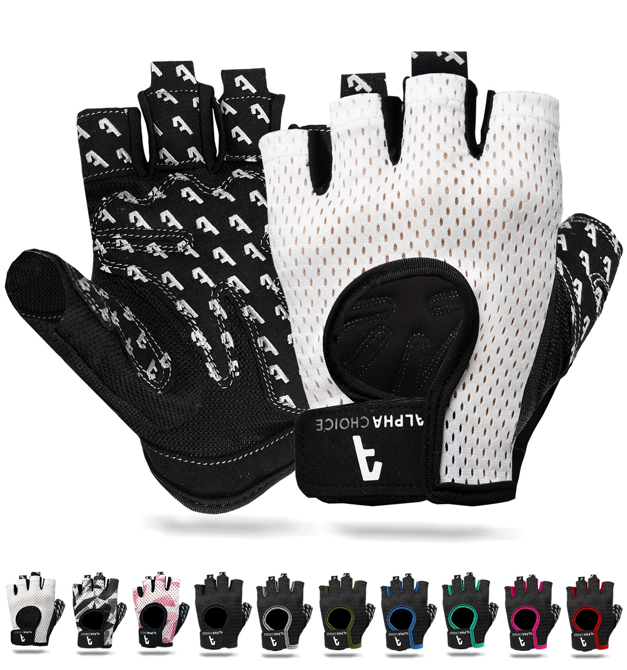 Guantes de entrenamiento antideslizantes Alpha Choice S de camuflaje para fuerza 8