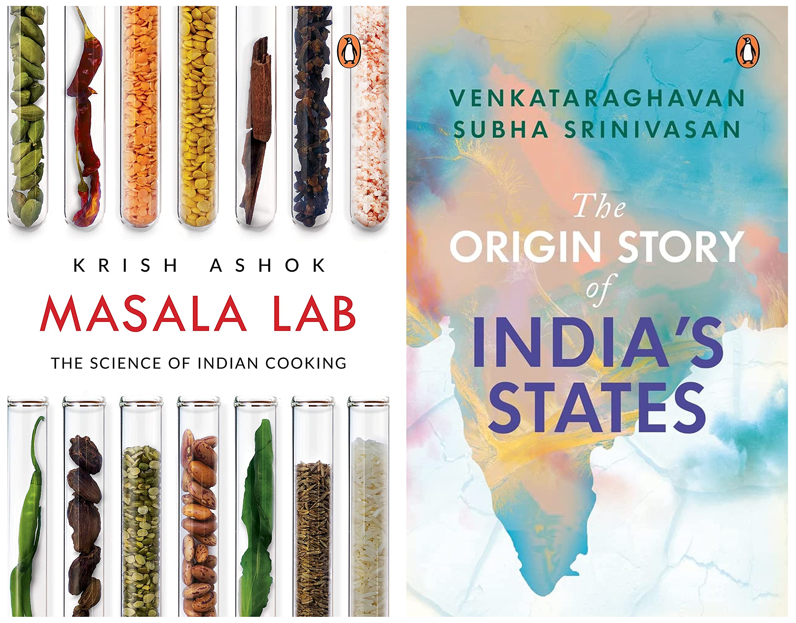 The Origin Story of India's States & Masala Lab: The Science of Indian Cooking: The Science of Indian Cooking - the bestseller on food, the definitive book for every Indian kitchen, illustrated
