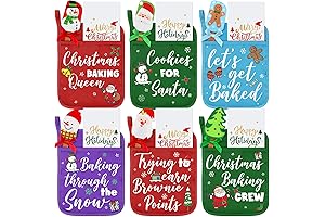 Enchanting Christmas Oven Mitts and Pot Holders for Cheerful Holiday Festivities