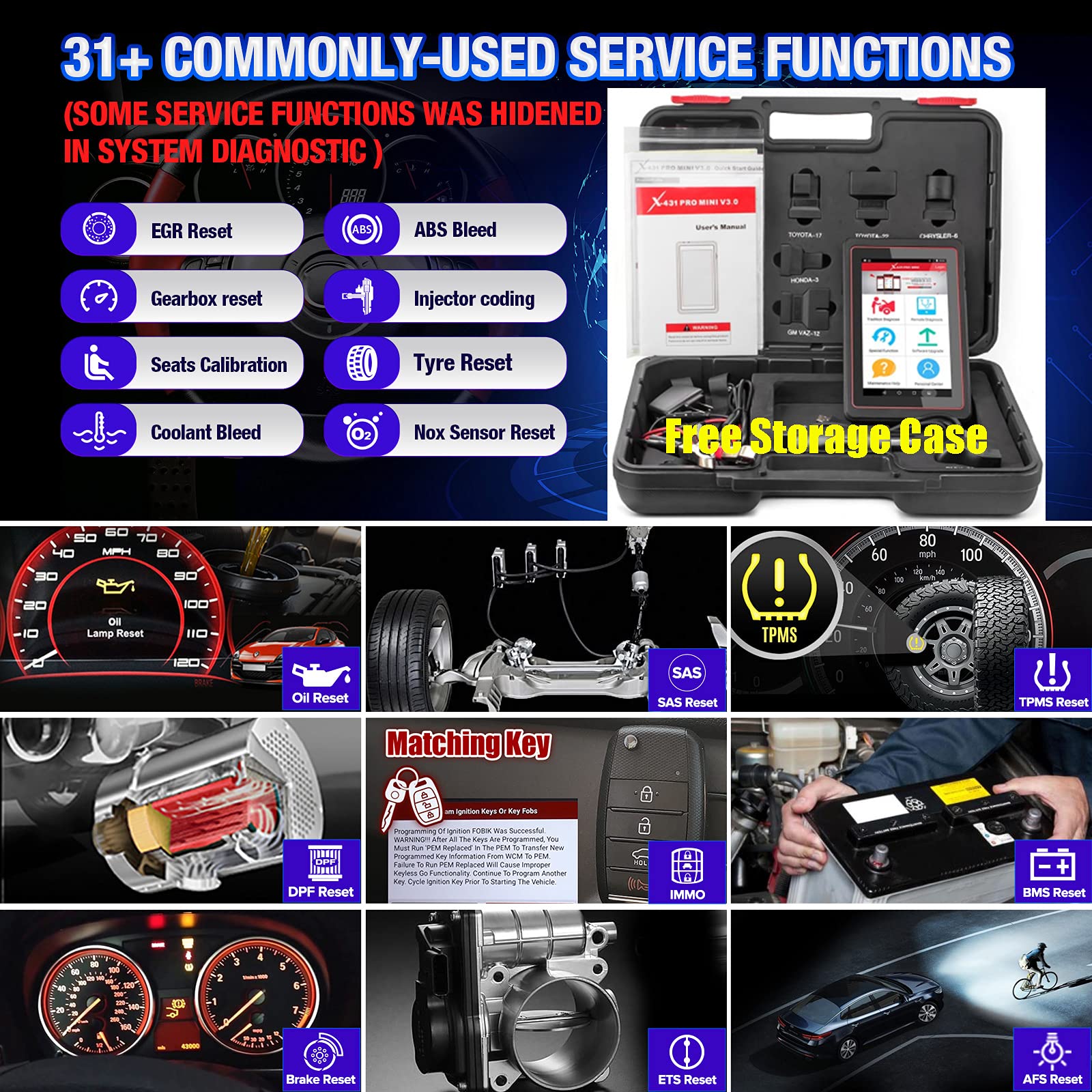 2022 Launch X431 Pro Mini Bidirectional Scan Tool OELevel Full System