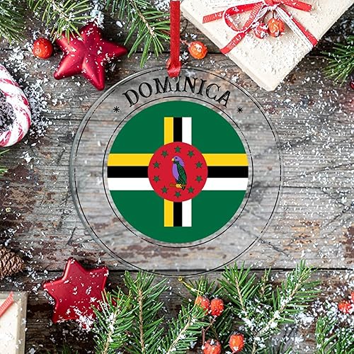 Vista 28 de Guatemala - Adornos acrílicos de Navidad, regalo de recuerdo de ciudad patriótica, adorno para árbol de Navidad, bandera nacional de Guatemala