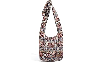 Coton Pose Women Hippie Crossbody Bag: Express Bohemian Flair